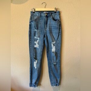 Gently used high rise jeans